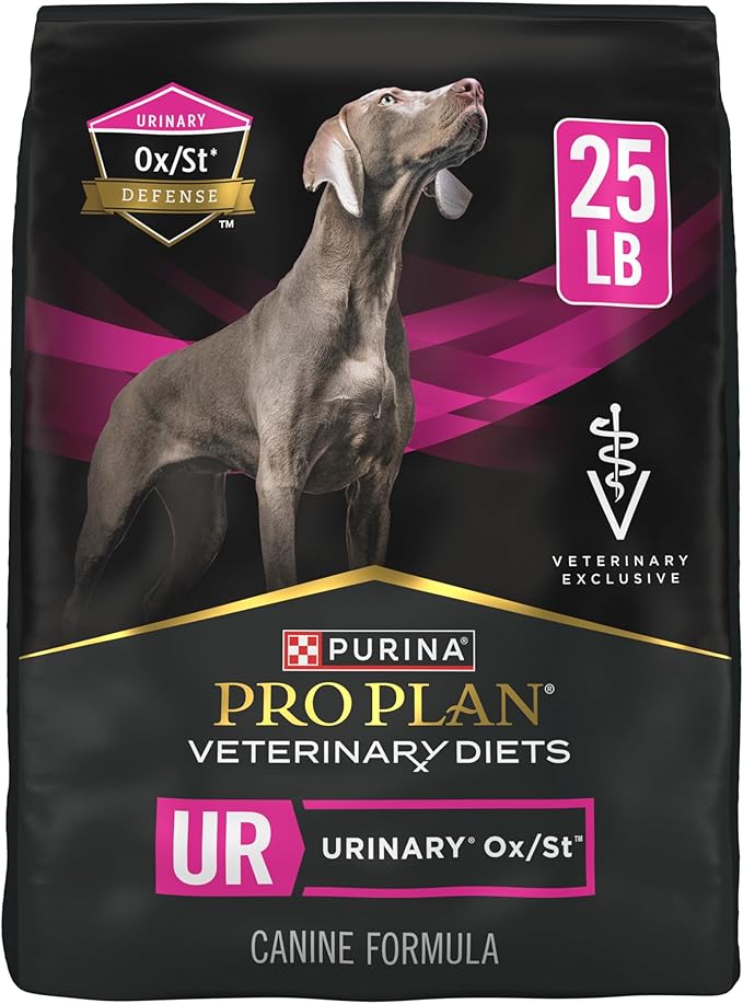 Pro Plan Veterinary Diets Purina UR Urinary Ox/St Canine Formula Dog Food Dry Kibble - 25 lb. Bag