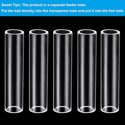 WEAVERBIRD 5-Tube Fish Shrimp Feeder Breeding Pipe, Aquarium Tank Shelter, Acrylic Transparent Decorations