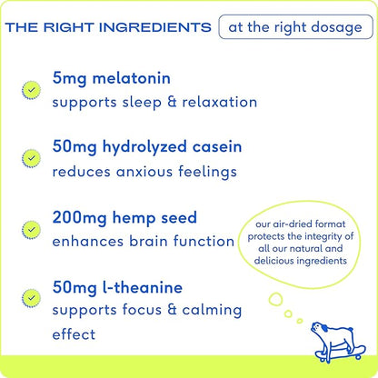Native Pet Dog Calming Chews (60 Chews) & Organic Pumpkin for Dogs (8 oz.) - Melatonin for Small, Medium, Large Dogs and All-Natural, Organic Fiber Pumpkin Powder for Dogs