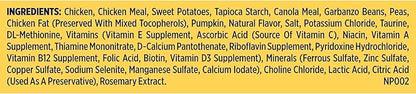 Nature’s Recipe Grain Free Chicken, Sweet Potato & Pumpkin Recipe Dry Dog Food, 24 lb. Bag