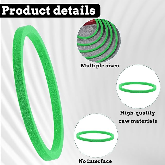 10 Pcs Fish Feeding Rings Set 5 Sizes of Aquarium Floating Plant Ring Foam Fish Feeder Rings Round Feeder Ring-Floating Plant Ring for Fishes, Floating Plants