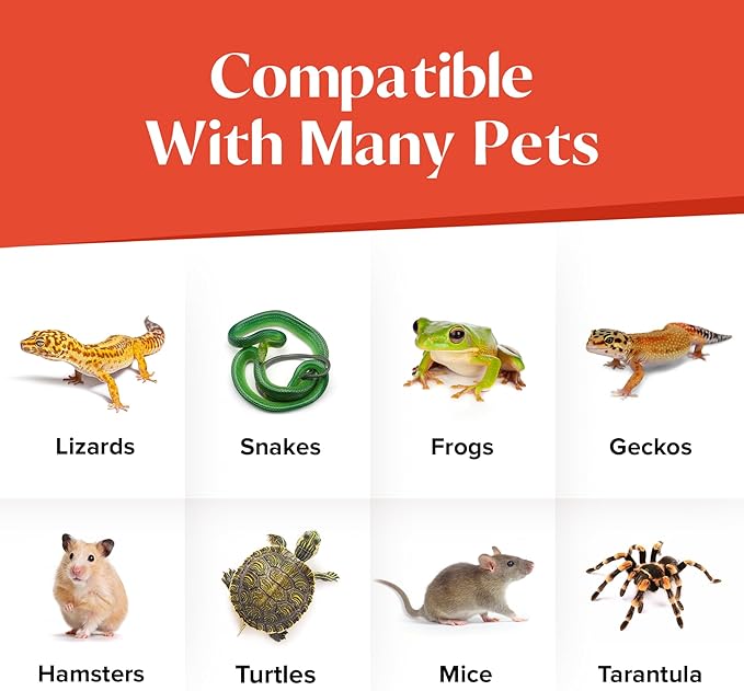 Corner Reptile Cave - Natural-Look Hide for Lizards, Snakes, Bearded Dragons, Turtles, and Tortoises - Durable Habitat Decor - Terracotta