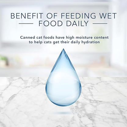 Blue Buffalo Tastefuls Natural Pate Wet Cat Food, Chicken Entrée 3-oz cans (Pack of 24)