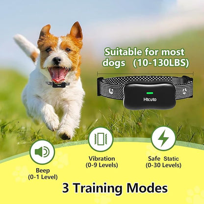 Wireless Dog Fence 3500FT Electric Fence and 6100FT Remote Training Collar, 185 Days Rechargeable Battery - IPX7 Waterproof Collar, Vibrate/Beep/Shock Modes for All Dogs.…