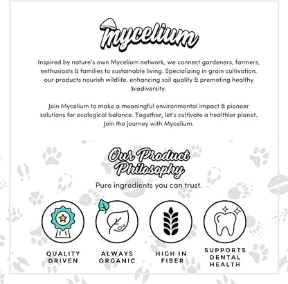 Mycelium Premium Ferret Feed – Organic, Non-GMO, High Nutritional Value Food for Ferrets, Sourced from Local USA Farms, Sustainable Farming, 5 lbs
