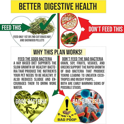 Sherwood Pet Health Adult Rabbit Food Alfalfa Timothy Hay-Based Blend 20 lbs, Grain and Soy-Free for Better Digestion