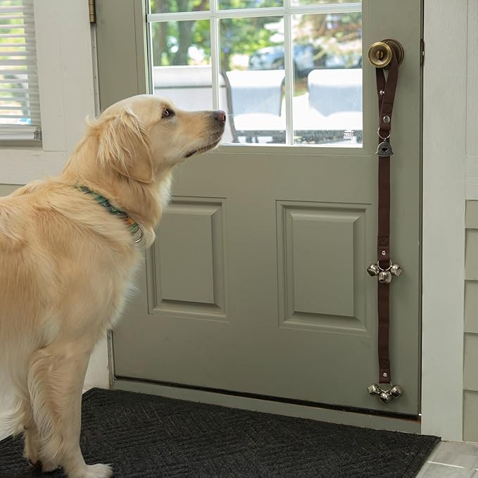 Caldwell's Pet Supply Co. Dog Potty Bells, Dog Door Bell, Bells to Go Outside, Potty Training Bell, Dogs Doorbell, Dogs Potty Doorbell, Ring to Go Pee, All Breed Puppy Training Tool