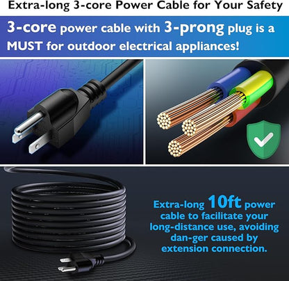 AquaMiracle 1160GPH Submersible Water Pump with 11.5ft High Lift, Pond Pump Aquarium Pumps for Fish Tank, Fountain, Waterfall, Statuary, Water feature, Hydroponics
