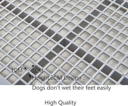 Smart Paws Corgi Potty Training Toilet,French Bulldog Training Tray,Pet Pads Holder,Dog Toilet 65X52CM