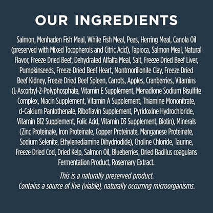 Instinct Raw Boost, Natural Dry Cat Food with Freeze Dried Pieces, High Protein, Grain Free Recipe - Real Salmon, 4.5 lb. Bag