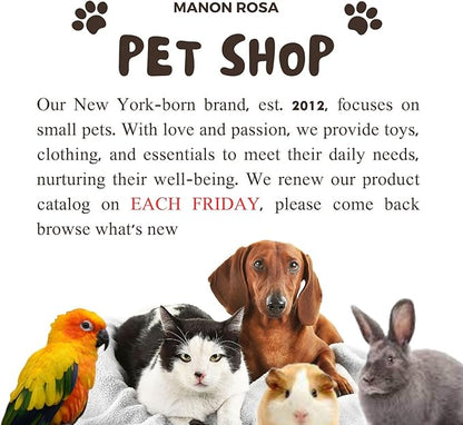 MANON ROSA Bird Cage Cleaner with Two Brush Heads Long Handle Tool for Cleaning Bird Parrot Cages Kennels Perches