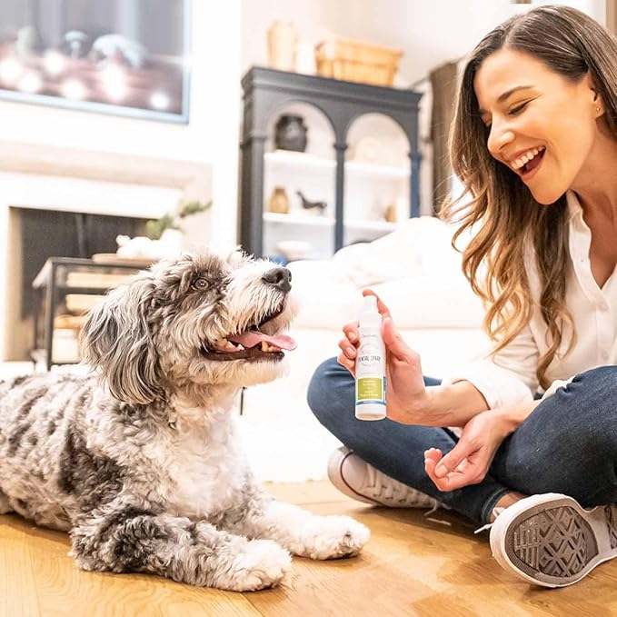 Oxyfresh Advanced Pet Dental Spray – Instant Dog and Cat Fresh Breath: Easiest No Brushing Pet Dental Solution for Dogs and Cats – Best Way to Fight Plaque, Keep Teeth & Gums Healthy, 8oz.
