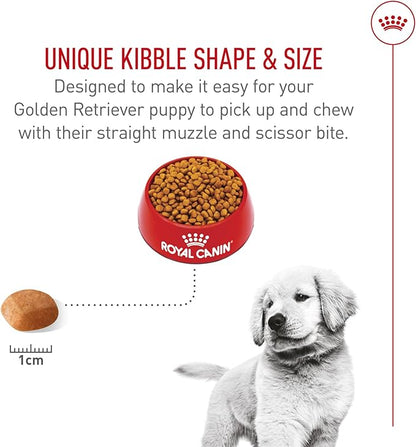 Royal Canin Breed Health Nutrition Golden Retriever Puppy Dry Dog Food, 30 lb Bag