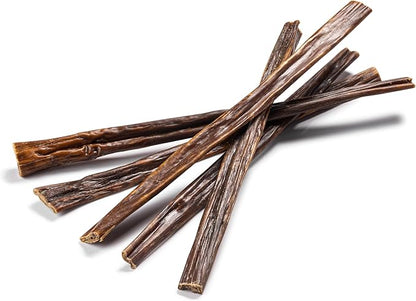 Jack&Pup Gullet Jerky Chew for Small Dogs | Single Ingredient Dog Treats with Glucosamine for Natural Joint Support (12" Gullet Sticks 20pk)