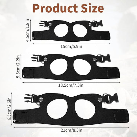 Black Bearded Dragon Leash and Harness Set, 3 Size Easy Walk Bearded Dragon Harness, Adjustable Traction Rope Ferret Harness and Leash Set Cat Rat Accessories Stuff for Squirrel