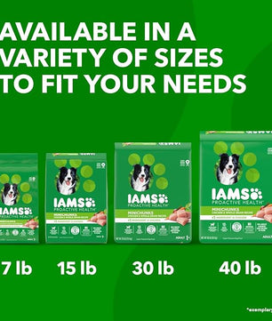 IAMS Proactive Health Minichunks Adult Dry Dog Food with Real Chicken, 7 lb. Bag
