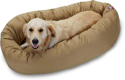 Majestic Pet 40 inch Khaki Bagel Dog Bed Products