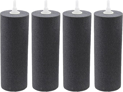 AQUANEAT Aquarium Air Stones 6x2 inch 4 Pack, Large Airstone, Air Pump Accessories for Aquariums, Hydroponic, Ponds and Fish Tanks