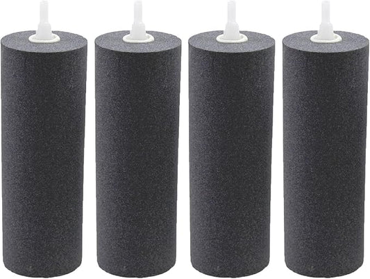 AQUANEAT Aquarium Air Stones 6x2 inch 4 Pack, Large Airstone, Air Pump Accessories for Aquariums, Hydroponic, Ponds and Fish Tanks