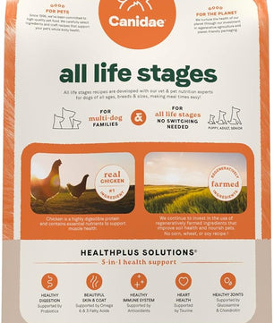 Canidae All Life Stages Multi-Protein Recipe with Chicken, Turkey, Lamb, and Fish – High Protein Premium Dry Dog Food for All Ages, Breeds, and Sizes– 40 lbs.