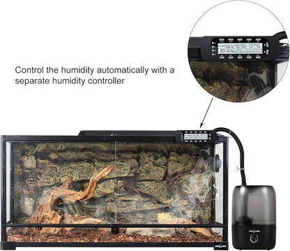 Repti Zoo 4L Reptile Humidifier, Large Reptile Mister Tank Fogger for Terrarium Vivarium