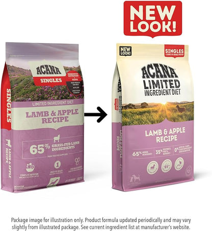 ACANA Singles Limited Ingredient Grain Free High Protein Dry Dog Food Lamb & Apple Recipe 13lb Bag