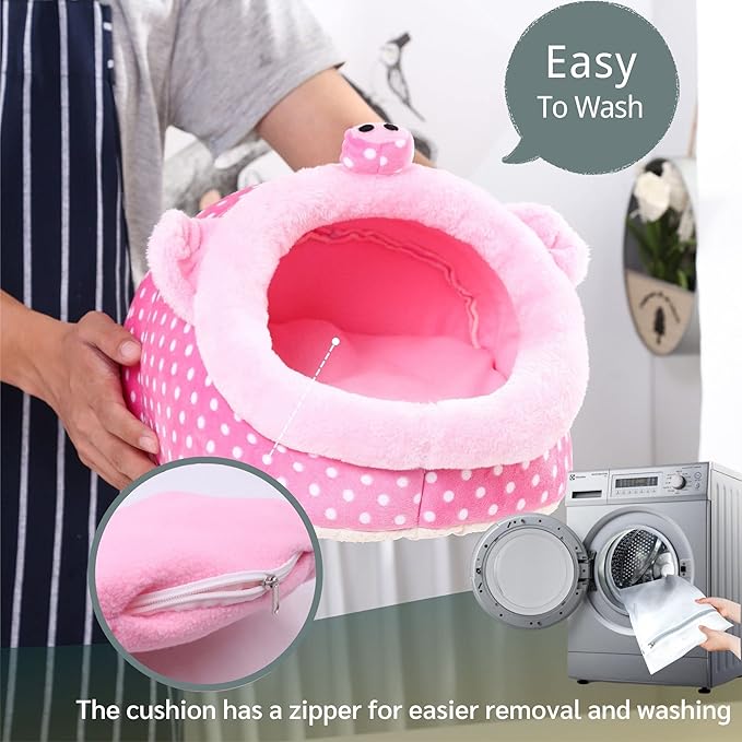 JanYoo Chinchilla House Ferret Bed Accessories Tunnel Pouch for Hedgehog Supplies