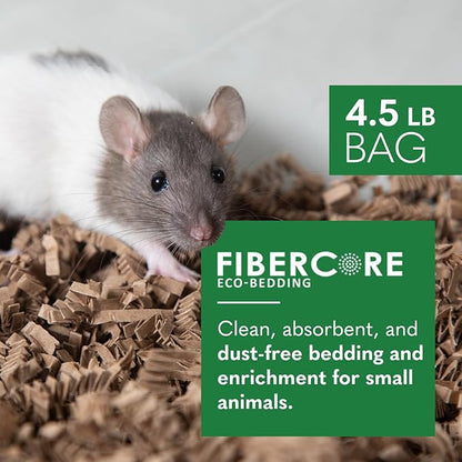 Eco Bedding 99% Dust-Free Paper Bedding for Small Pets and Birds, Eco Natural, 4.5L - Safe, Clean, Ideal Nesting & Burrowing Material for Comfort