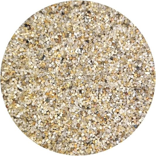 HappyFiller 6 LB Natural Coarse Sand Real Silica Sand Vase Filler,Arts Crafts,Beach Theme,Wedding Ceremony,Home Decoration,Aquarium Tank,Fire Pits,Succulents Plants,Animal Bedding,Zen Garden