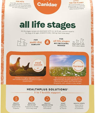 Canidae All Life Stages Real Chicken & Potato Recipe – High Protein and Grain-Free Premium Dry Dog Food for All Ages, Breeds, and Sizes– 24 lbs.