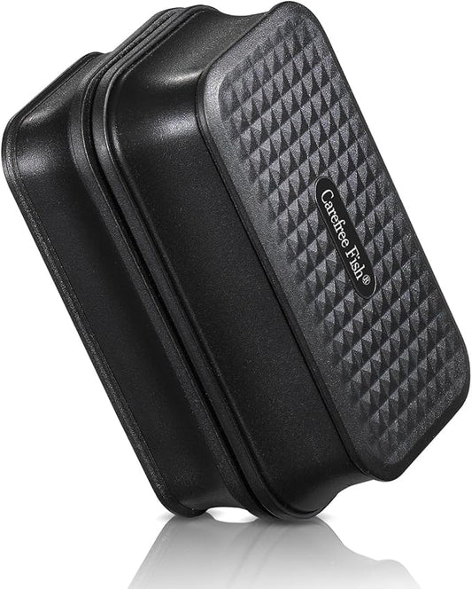 Carefree Fish Aquarium Small Magnetic Cleaner Plus for Glass Fish Tank Magnet Brush Algae Scrapers (Magnetic Reinforcement No Floating)