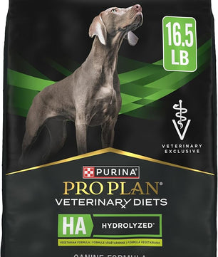 Pro Plan Veterinary Diets Purina HA Hydrolyzed Protein Dog Food Dry Vegetarian Formula - 16.5 lb. Bag