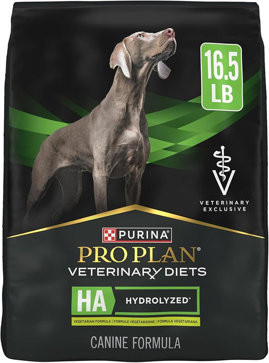 Pro Plan Veterinary Diets Purina HA Hydrolyzed Protein Dog Food Dry Vegetarian Formula - 16.5 lb. Bag
