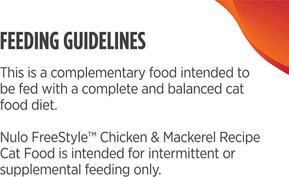 Nulo Freestyle Cat & Kitten Wet Cat Food Pouch, Premium All Natural Grain-Free Soft Cat Food Topper with Amino Acids for Heart Health and High Animal-Based Protein
