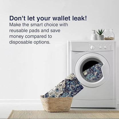 Washable Pee Pads for Dogs - Super Absorbent Reusable Puppy Training Pads - 100% Waterproof, Leak-Proof & Non-Slip Whelping Pads for Pet Housebreaking