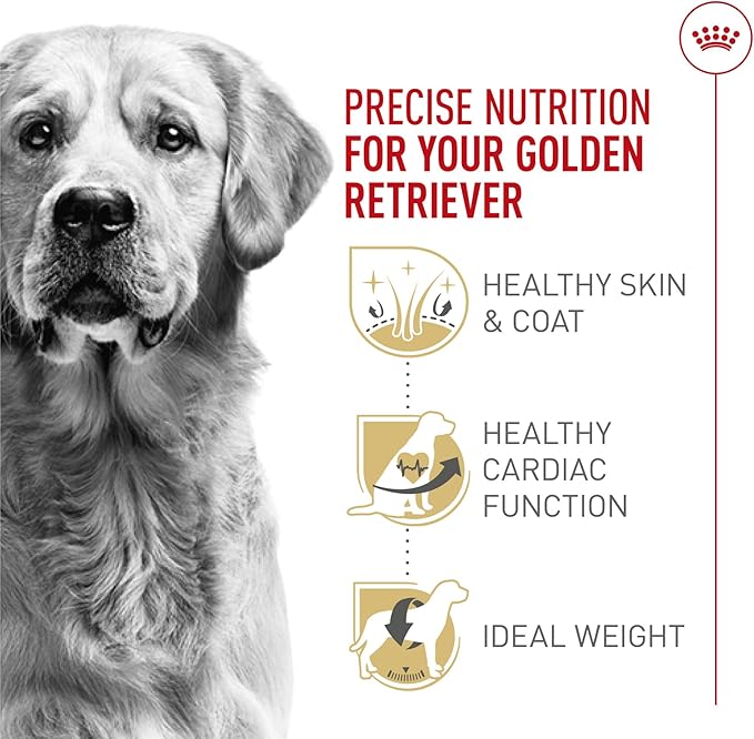 Royal Canin Golden Retriever Adult Dry Dog Food, 17 lb Bag