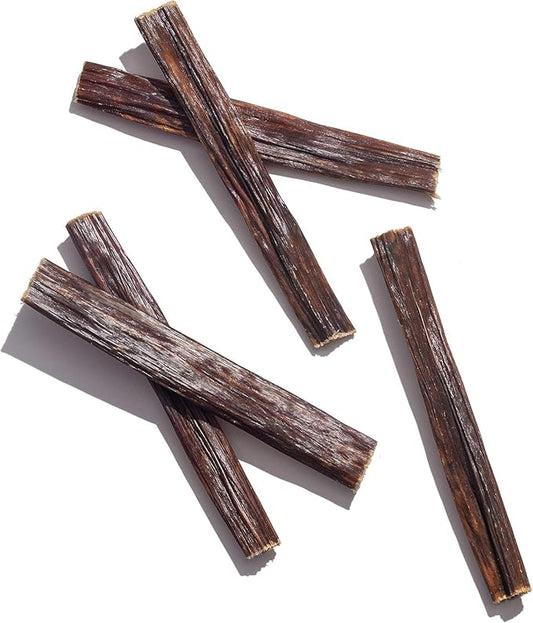 Jack&Pup 6-inch Gullet Sticks for Dogs – Odor Free Joint Health Support Dog Chews – Fresh and Savory Beef Gullet Sticks - Naturally Rich in Glucosamine and Chondroitin (25 Pack)