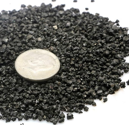 TOYPOPOR 6lb Succulents and Cactus Black Sand, Décor & Additive Tiny Stones, DIY Rocks Gravel, Decorative Pebbles for Bonsai, Fairy Gardening, Terrarium, Vases Fillers, Top Dressing