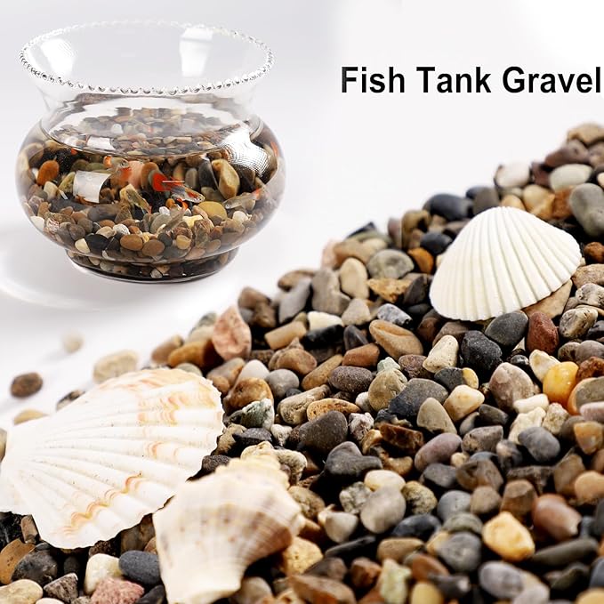 11LB 1/8-3/8 Inch Sand 100% Natural Stone Sand for Aquarium Silica Sand Decorative Sand for Landscaping Coarse Sand for Fish Tank