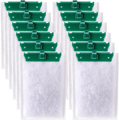 12 Pack Medium Filter Cartridges for Whisper Bio-Bag Filters, Aquarium Replacement Filter Cartridges for Whisper Filters Replacement Filter Cartridges for Whisper Filters 10i/IQ10/PF10 and ReptoFilter