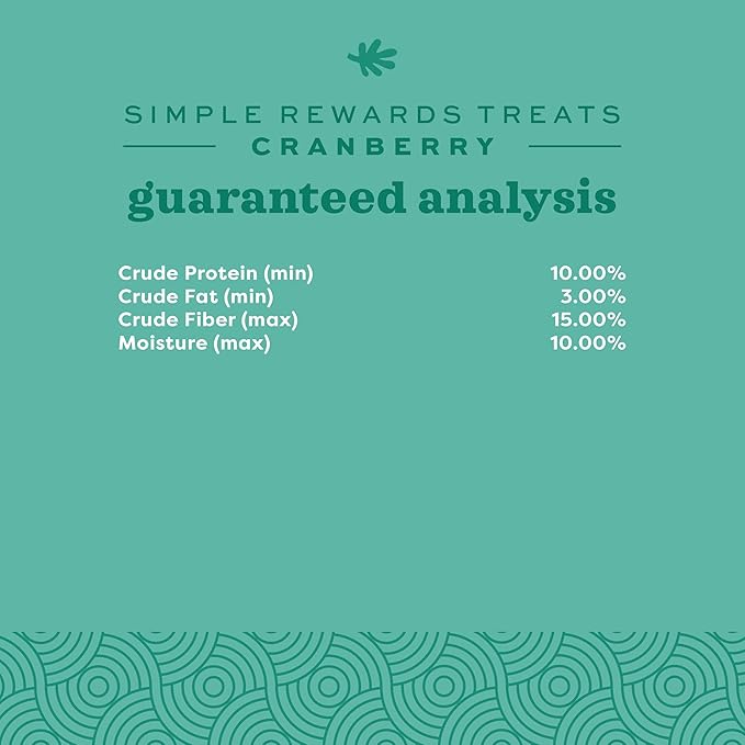 Oxbow Animal Health Simple Rewards Cranberry Treats, Timothy Hay Guinea Pig & Bunny Treats, Made with Oxbow Guinea Pig Hay, Timothy for Rabbit, Made in USA, 3 oz Bag