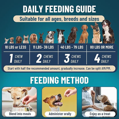 Flea and Tick Prevention for Dogs Chewable, 200 Soft Treats Natural Oral Dog Flea and Tick Treatment Chews Support Dog Skin & Digestive Supplement for Dogs Puppies All Breeds & Ages, Beef Flavor
