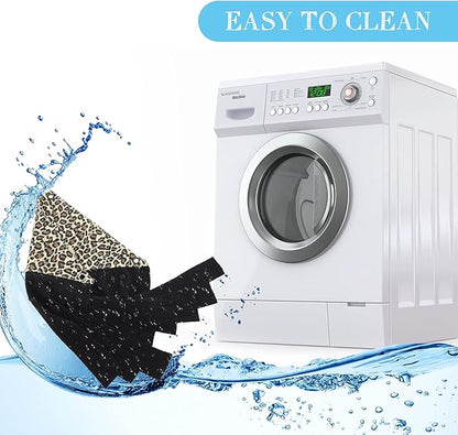 Shappy 2 Pcs Guinea Pig Hideout Hideaway Corner Fleece Toys Cage Accessories Cute Ferret Hammock for Ferrets Chinchillas Hedgehogs Small Pets(Brown with Blue, Black with Orange-Brown, Leopard)