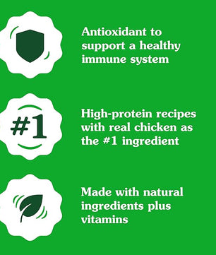 Greenies Smart Topper High Protein Wet Mix-in for Dogs, Chicken, Green Beans & Sweet Potatoes Recipe in Vitabroth Broth - Bone Broth + Vitamins E & B1, 10 Count