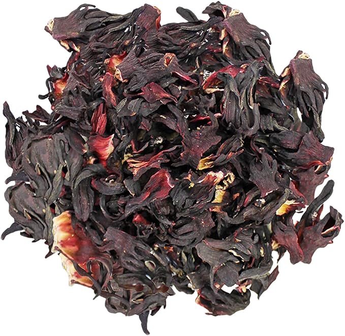 Hibiscus Flower Treat (1oz)- Healthy Natural Dried Flower Herbivore Treat - Chinchillas, Guinea Pigs, Rabbits, Prairie Dogs, Degus, Hamsters, Rats, Squirrels, Sugar Gliders & Other Small Pets