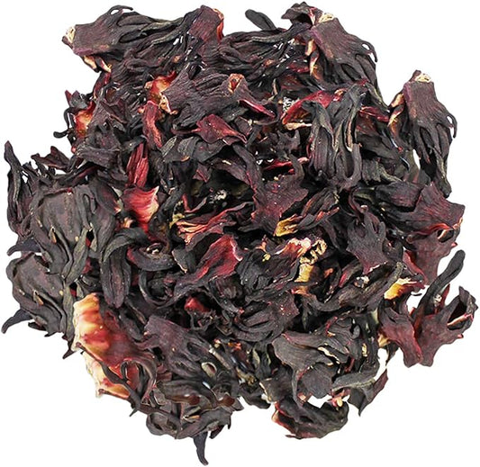 Hibiscus Flower Treat (1oz)- Healthy Natural Dried Flower Herbivore Treat - Chinchillas, Guinea Pigs, Rabbits, Prairie Dogs, Degus, Hamsters, Rats, Squirrels, Sugar Gliders & Other Small Pets