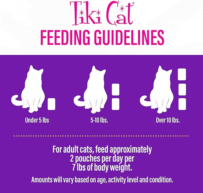 Tiki Cat Luau Velvet Mousse, Chicken & Egg in Broth, Complete Nutrition for Balanced Diet, Wet Cat Food For All Life Stages, 2.8 oz. Pouch (12 Count)