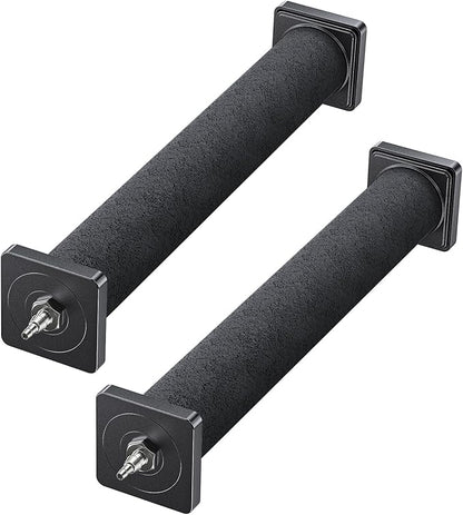 Pawfly Aquarium Air Stone 12 Inch Fish Tank Air Stone Bubbler Cylindrical Bubble Release Tool Oxygen Diffuser for Large Fish Tank Air Pump Outdoor Garden Pond and DWC System, 2 Pack