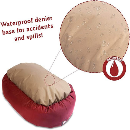 Majestic Pet 32 inch Red Bagel Dog Bed Products