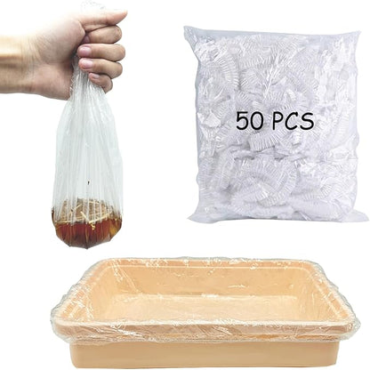 Disposable Plastic Rabbit Cage Liner Guinea Pig Litter Box Liner Small Animal Litter Pan Bags Leak Proof Toilet Film for Bunny Chinchilla Hedgehog Bird